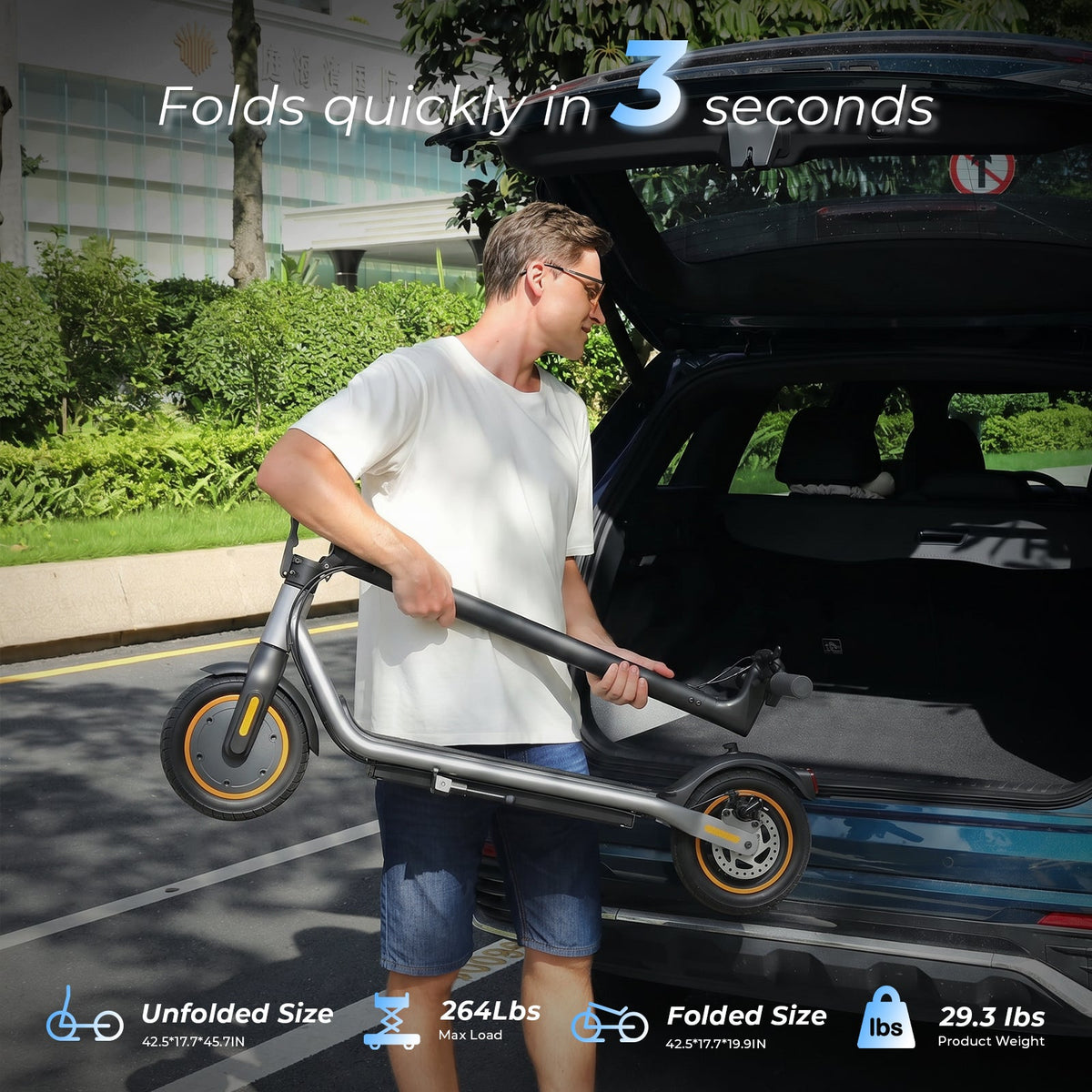 D3Max Electric Scooter 1000W Powerful Motor
