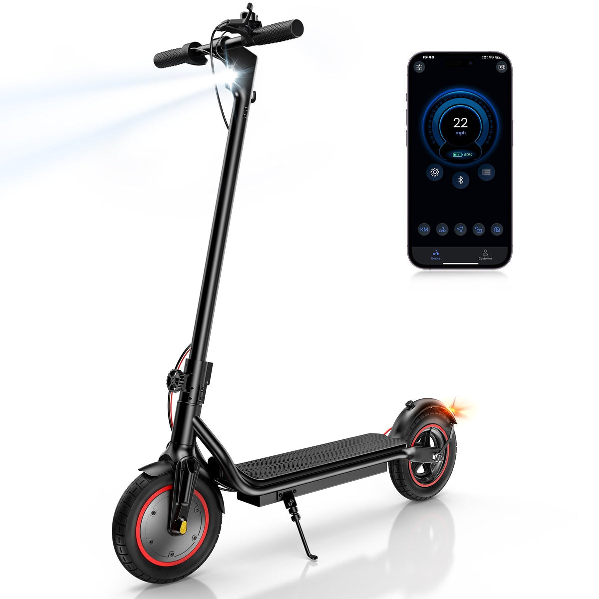 X6 Commuting Electric Scooter 500W Motor for Adults