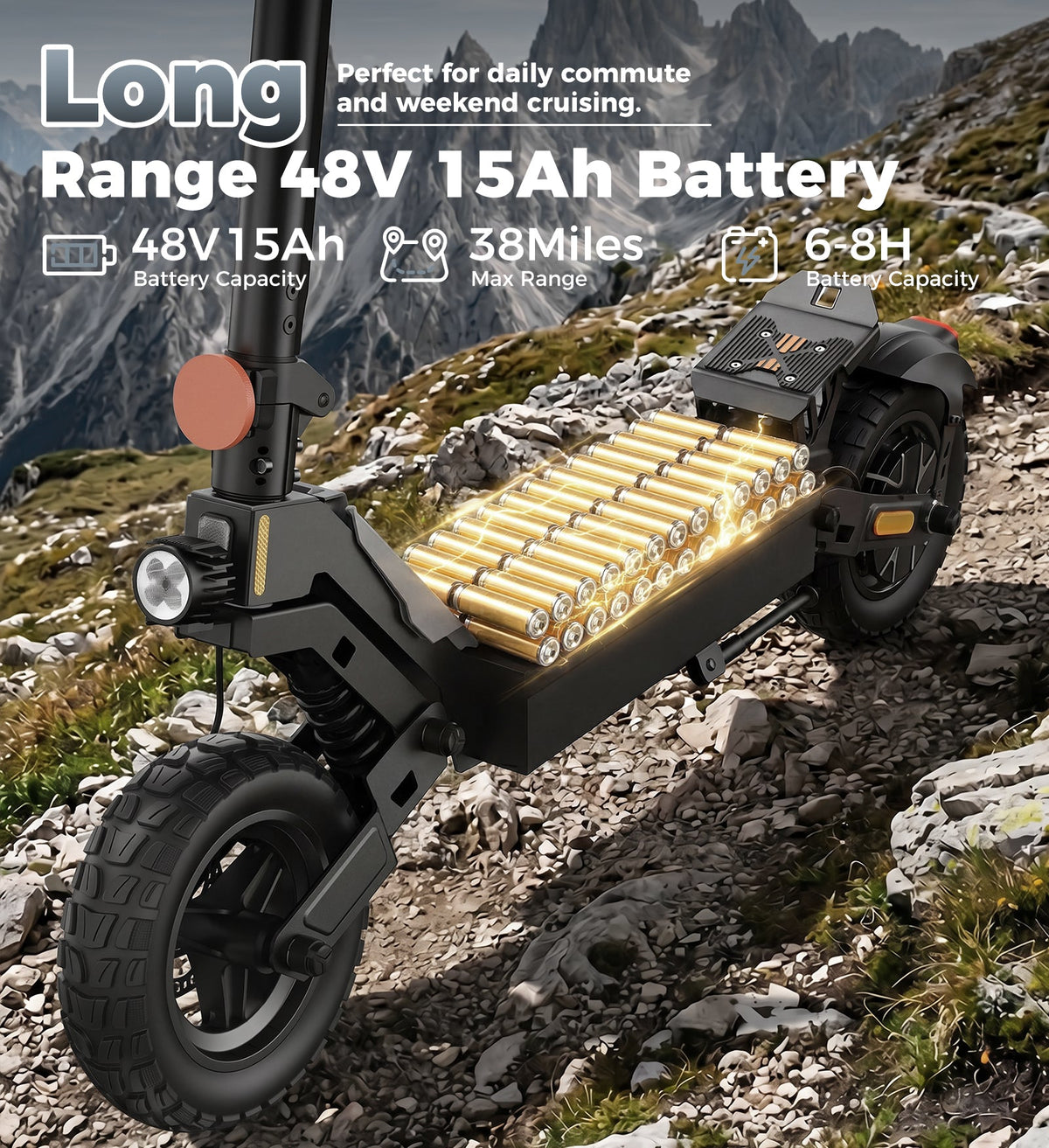 X10 Electric Scooter Commuting 1200W Motor