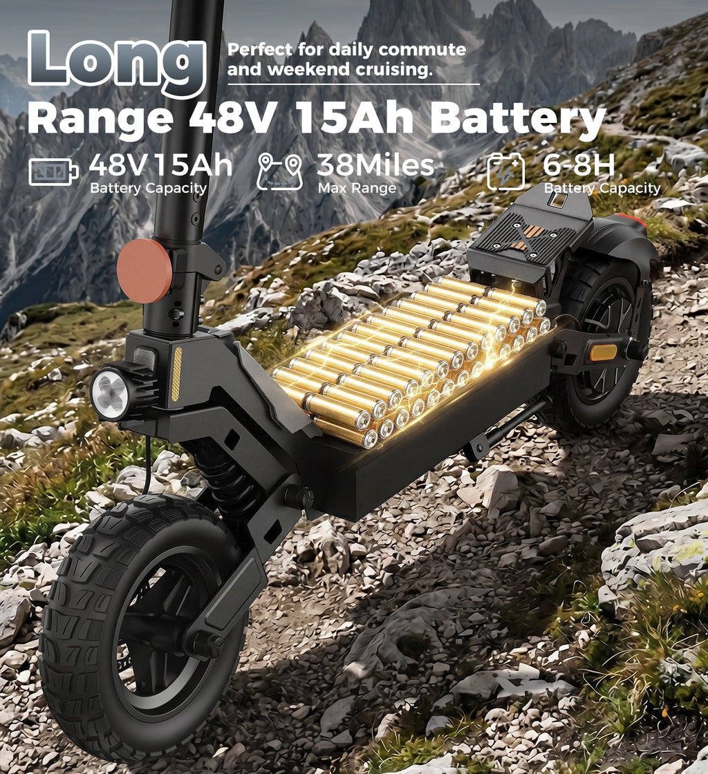 X10 Electric Scooter Commuting 1200W Motor