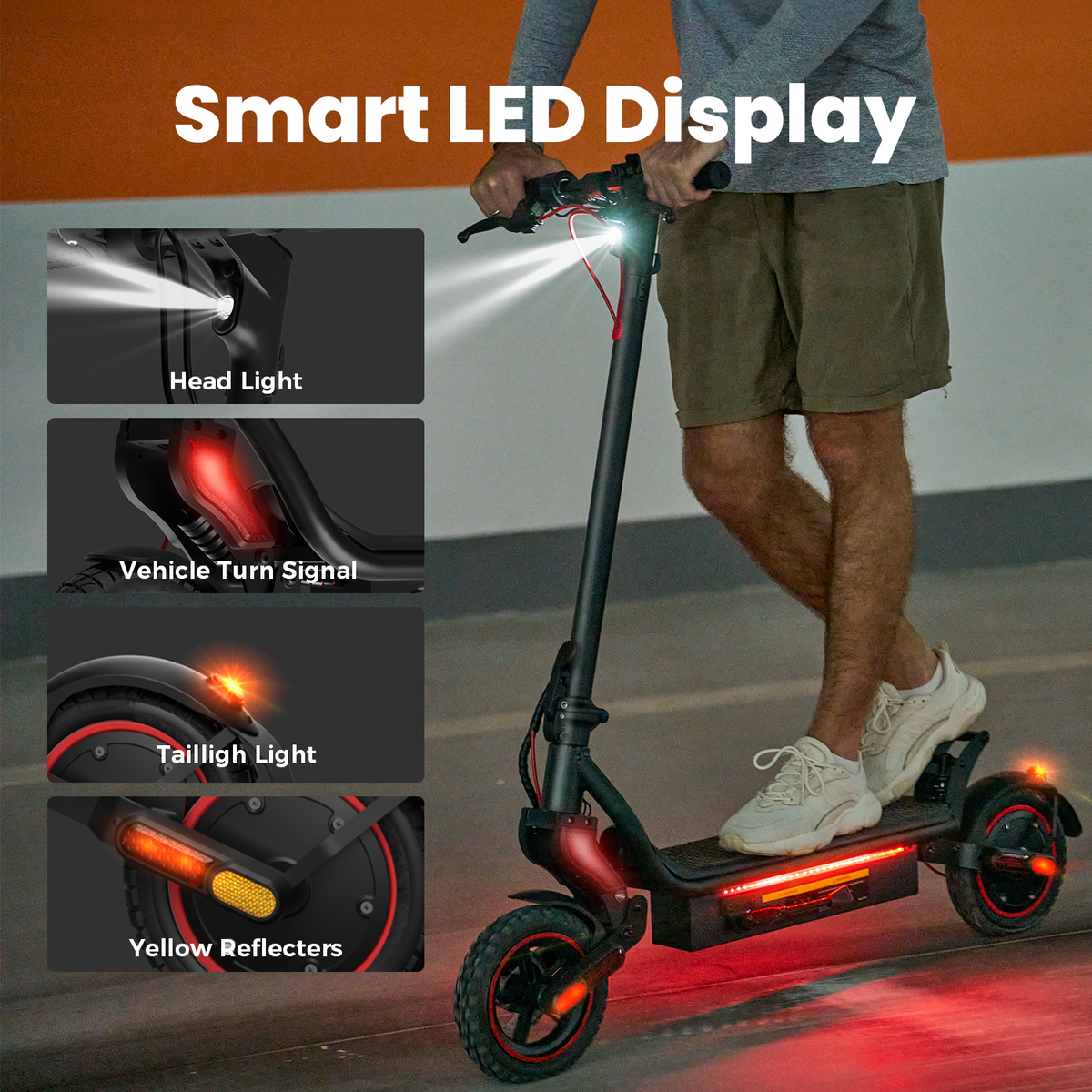 X8Pro Off-Road Tires Electric Scooter 800W Motor