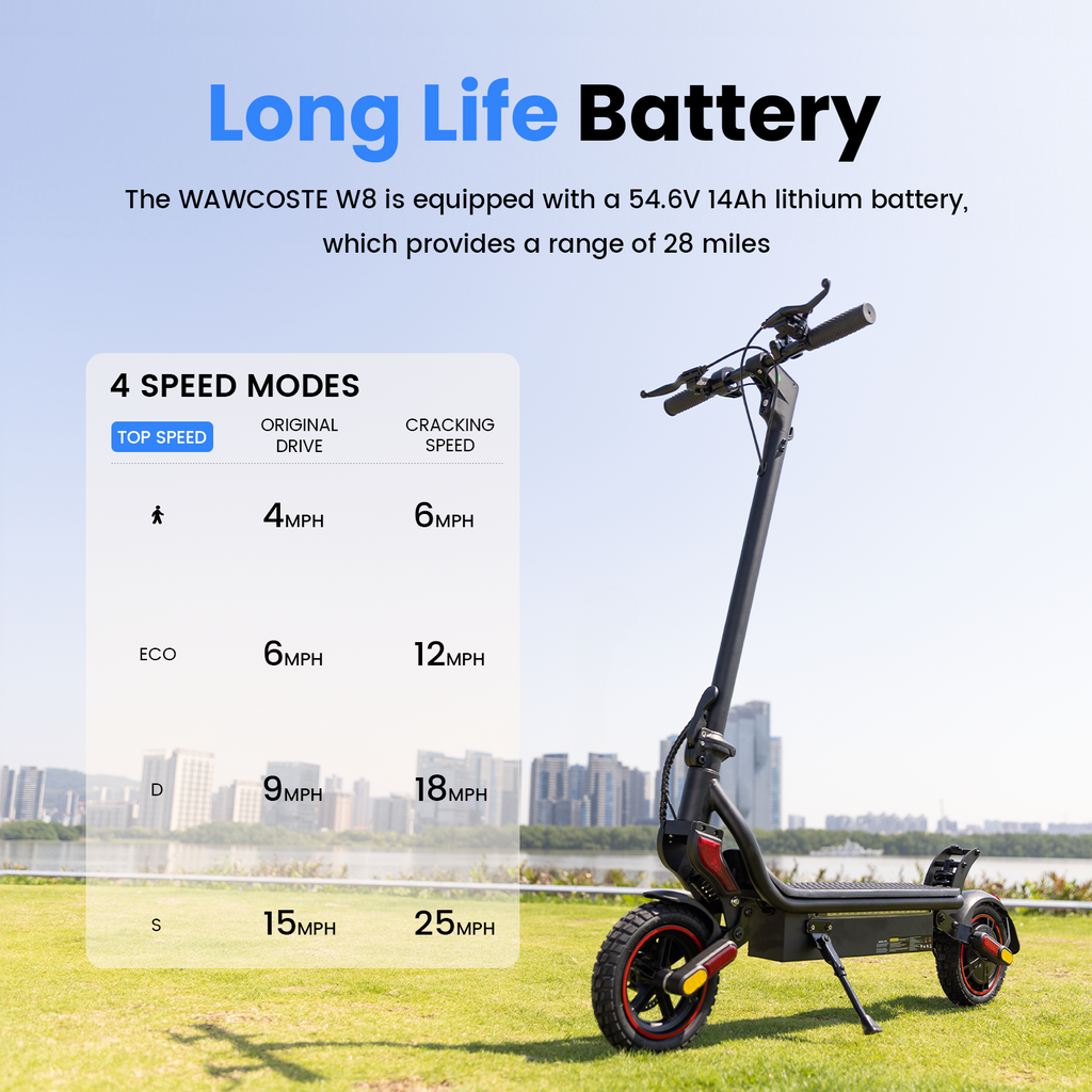 X8Pro Off-Road Tires Electric Scooter 800W Motor