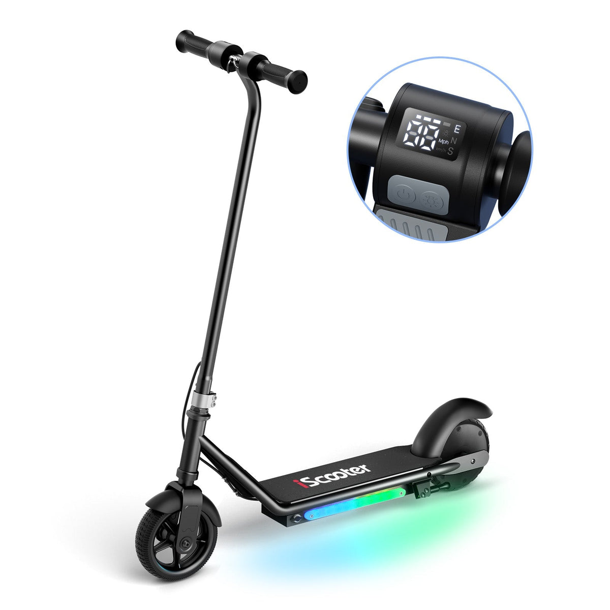 iK3 Electric Scooter. 150W Motor. LED Display for Kids Ages 6-14
