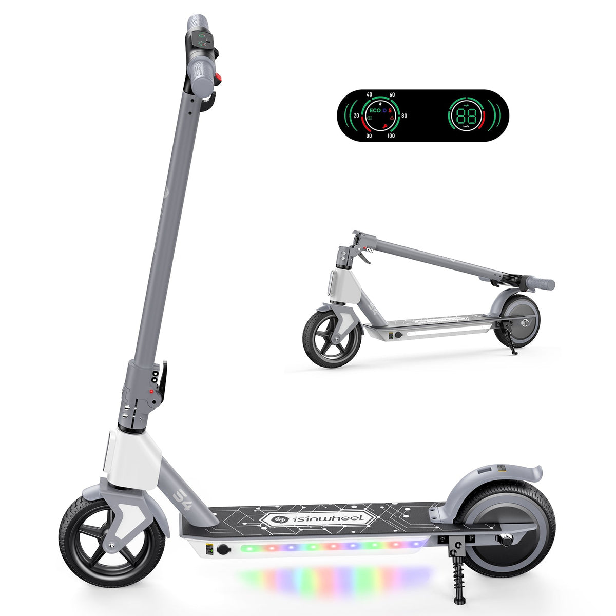 S4 Electric Scooter for Kids Ages 6-14. 200W Foldable Kids Electric Scooter