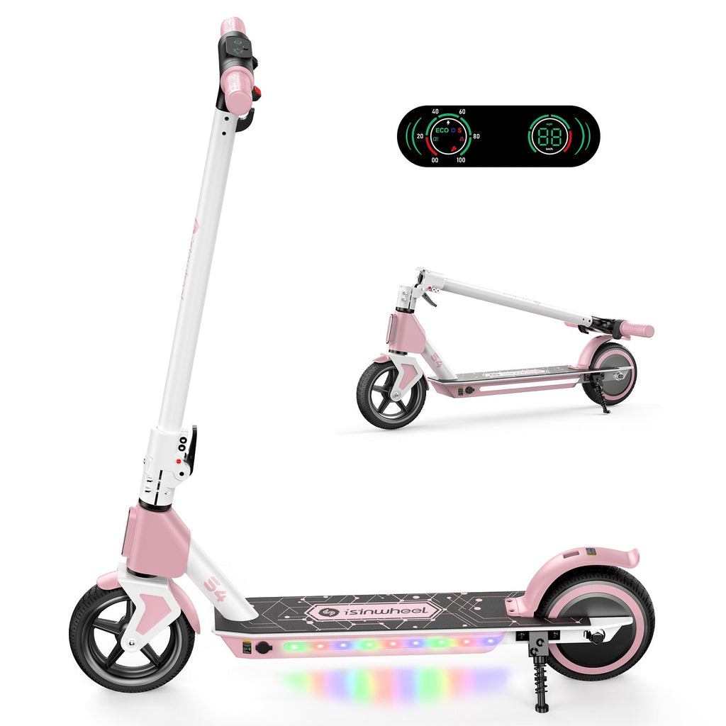 S4 Electric Scooter for Kids Ages 6-14. 200W Foldable Kids Electric Scooter