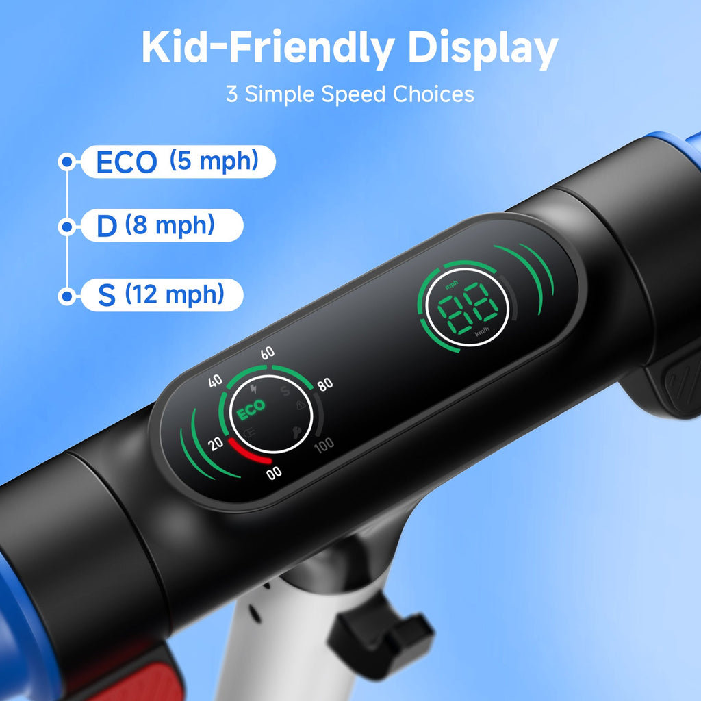 S4 Electric Scooter for Kids Ages 6-14. 200W Foldable Kids Electric Scooter