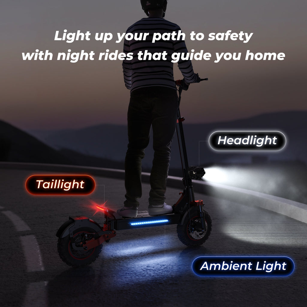 iX5S 1000W Electric Scooter 11 Off-Road Tires