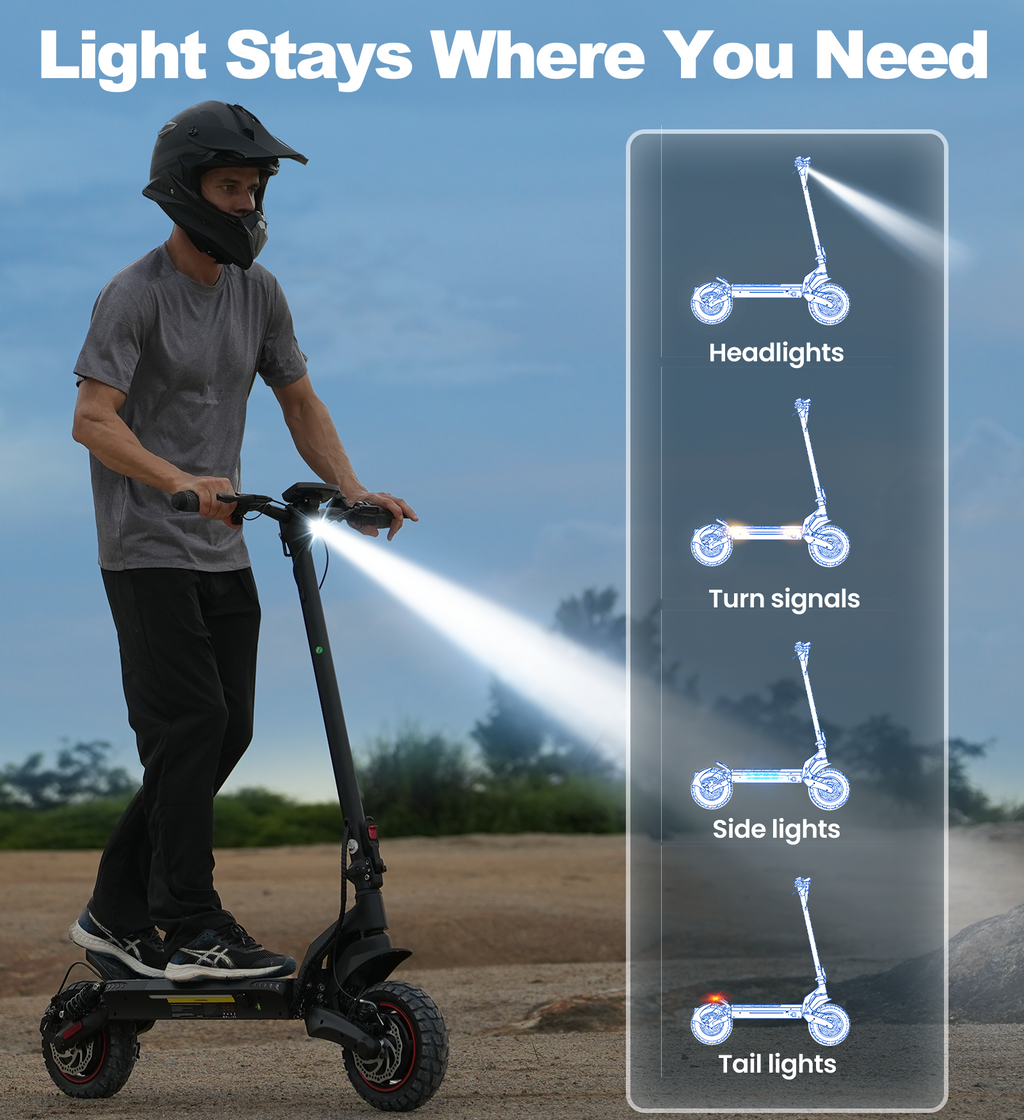 M7Pro Off-Road Scooter for Adults. 2000W Dual Motor