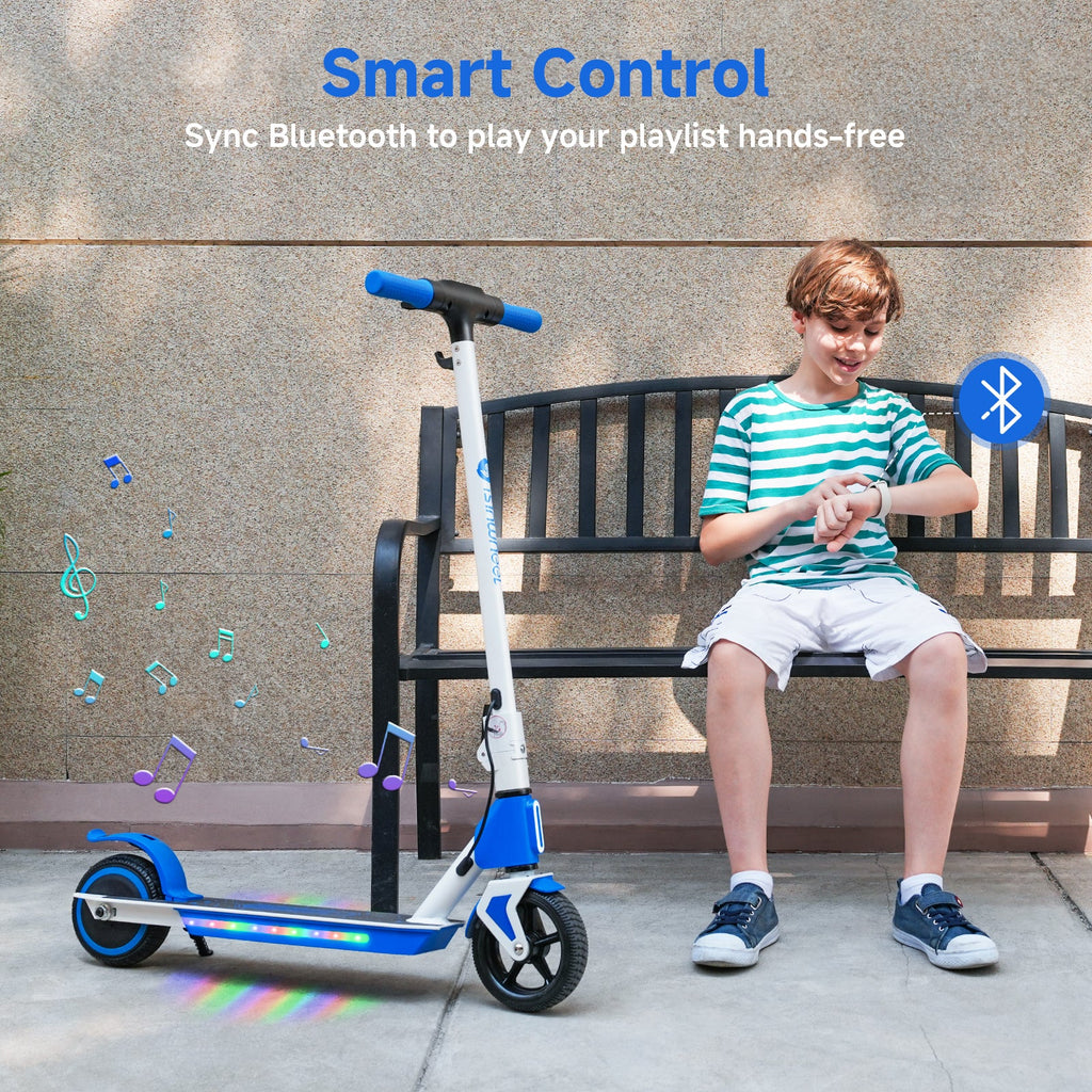S4 Electric Scooter for Kids Ages 6-14. 200W Foldable Kids Electric Scooter