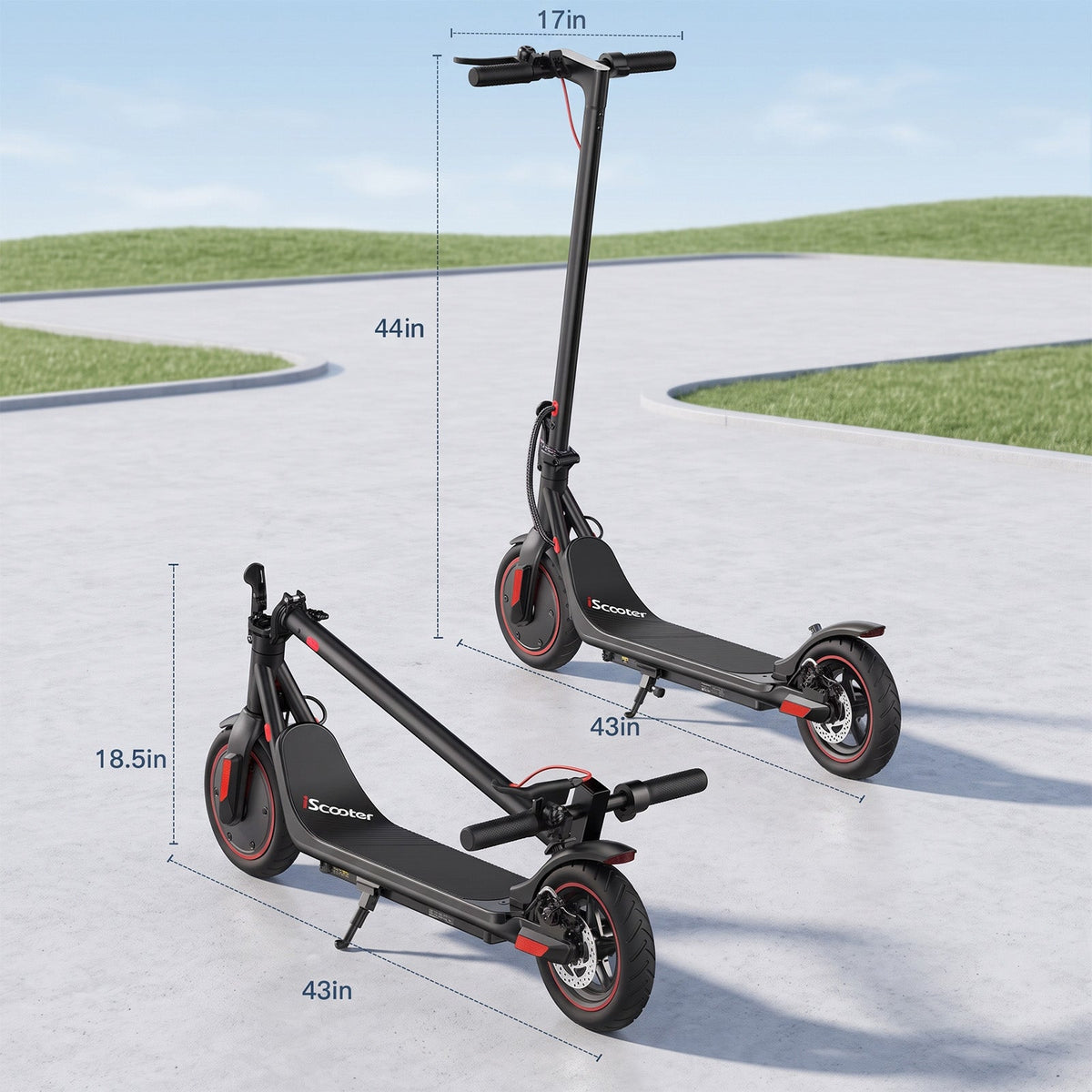 i8M Electric Scooter 15 Miles Long Range. 19 MPH Top Speed