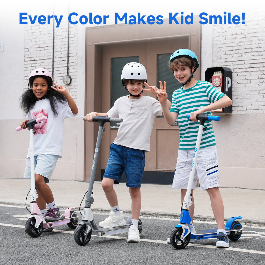 S4 Electric Scooter for Kids Ages 6-14. 200W Foldable Kids Electric Scooter