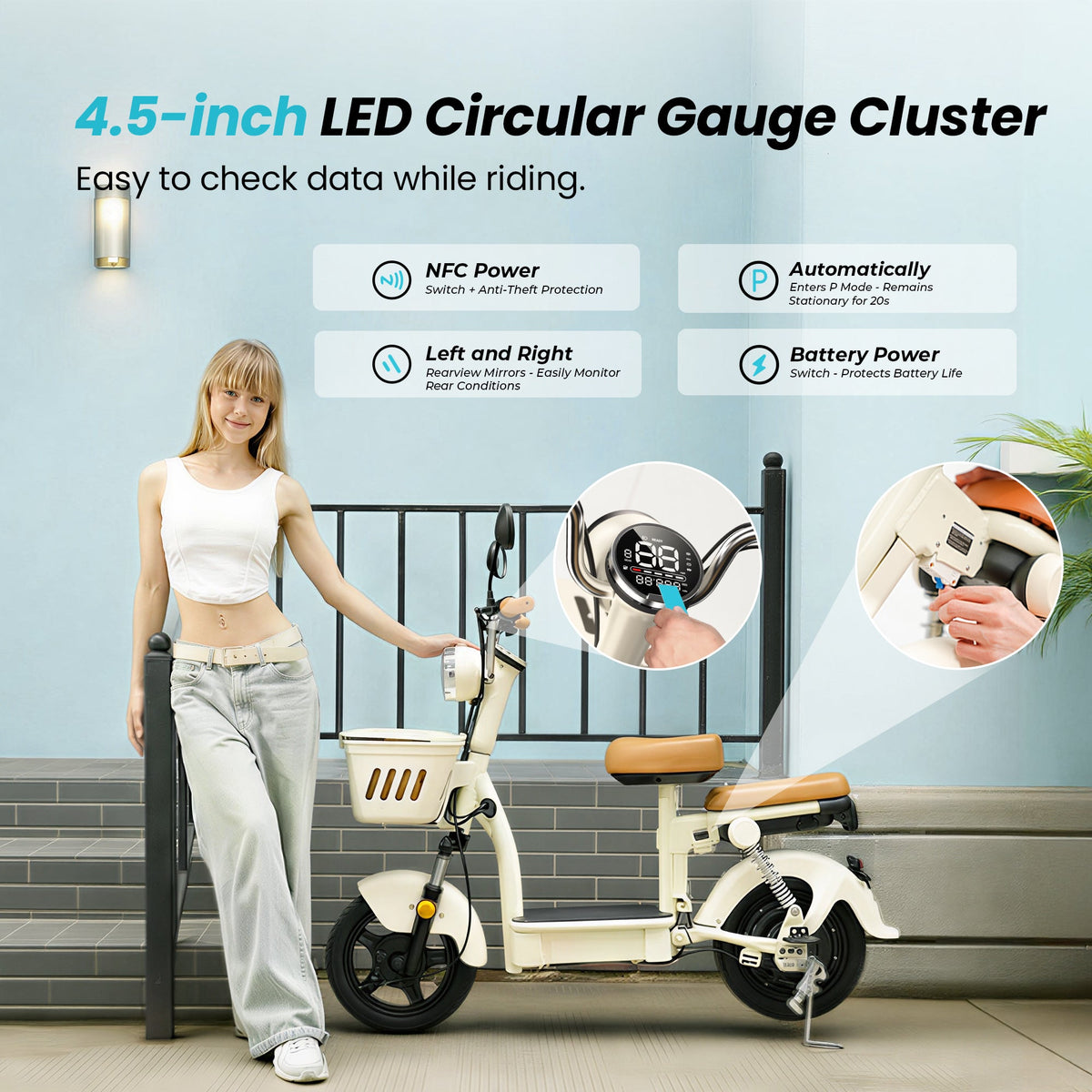 M16 Electric Scooter with Seat