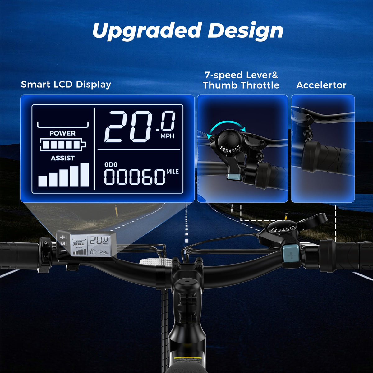 EB3 500W Motor Electric Bike for Adults